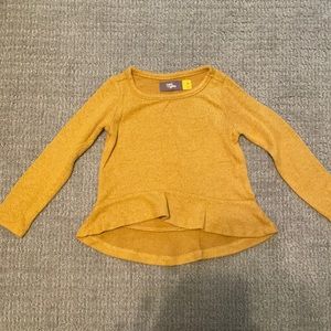 Yellow long sleeve top